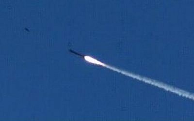 Illustrative photo of a missile (photo credit: Ministry of Defense/Flash90) Illustrative photo of a missile (photo credit: Ministry of Defense/Flash90)