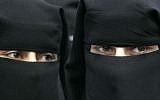 Burqa-clad women (Abed Rahim Khatib/Flash90)