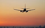 An illustrative photo of a plane preparing to land. (photo credit: Tsahi Ben-Ami/Flash 90)