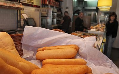 Illustrative: Kosher for Passover rolls at a Jerusalem bakery. (photo credit: Nati Shohat/Flash 90)