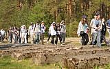 Illustrative photo of Israeli students on trip to Poland in 2011 (photo credit: Yossi Zeliger/Flash90)