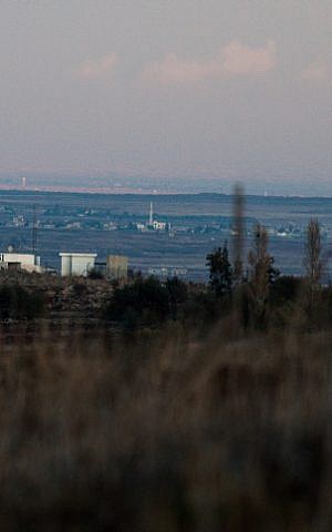 An UNDOF observation post in the demilitarized zone in the Golan Heights (Photo credit: Flash 90)