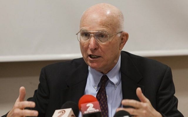 Lawrence J. Korb, former US assistant secretary of defense, speaks during a press conference calling for the release of Jonathan Pollard in Jerusalem, on March 5, 2012, ahead of US President Obama's visit to Israel later this month. (photo credit: Flash90) Lawrence J. Korb, former US assistant secretary of defense, speaks during a press conference calling for the release of Jonathan Pollard in Jerusalem, on March 5, 2012, ahead of US President Obama's visit to Israel later this month. (photo credit: Flash90)