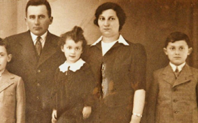 Members of the Weinrauch family, including future filmmaker Gita, center, remained in Vienna until after WWII was underway. (Courtesy of Gita Kaufman)