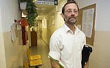 Moshe Feiglin in court after an October 2012 arrest for praying on the Temple Mount. (photo credit: Yonatan Sindel/Flash90)