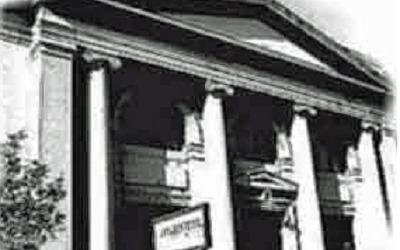Dublin's Greenville Hall Synagogue, shown in 1959, was sold in the '70s and no longer serves the Jewish community. (Courtesy of Davida Handler)