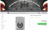 Zippo will no longer produce lighters with the iron cross and other images that have been adopted by German extremists. (Versand der Bewegung screenshot)
