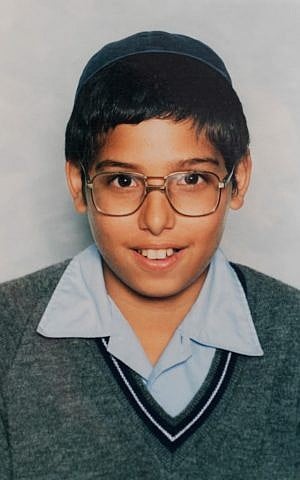 A 1988 photo shows Manny Waks when he was a student at Yeshivah College. (Courtesy photo via jTA)