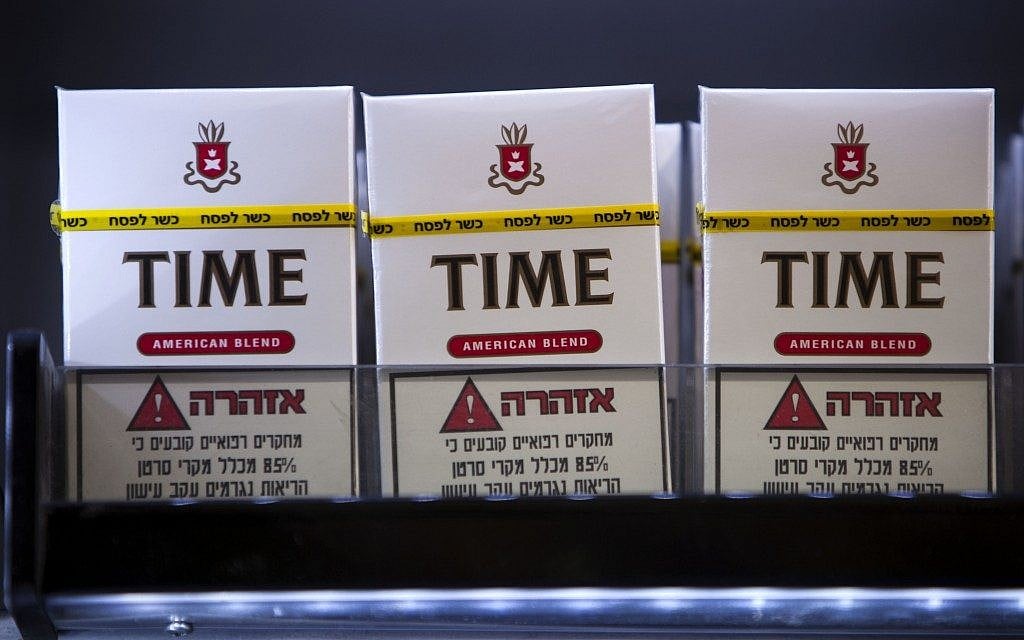 does british american tobacco support israel Rabbis fired up over kosher cigarettes for Passover