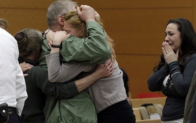 A family member hugs David Ranta after Judge Miriam Cyrulnik freed him in New York State Supreme Court on Thursday (Richard Drew/AP) A family member hugs David Ranta after Judge Miriam Cyrulnik freed him in New York State Supreme Court on Thursday (Richard Drew/AP)
