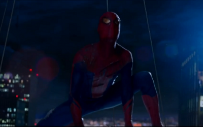Spider-Man is helping to preserve the holiday atmosphere in a heavily Jewish part of Brooklyn. (YouTube screenshot)