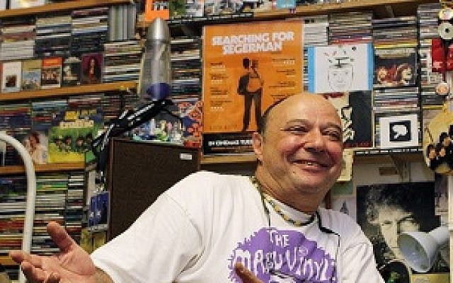 Stephen Segerman in his "Mabu Vinyl" record store in Cape Town (photo credit: Courtesy)