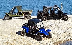 The Tomcar, a modified version of which is being used to patrol Israel's borders (photo credit: Davidbrim, Wikimedia Commons)