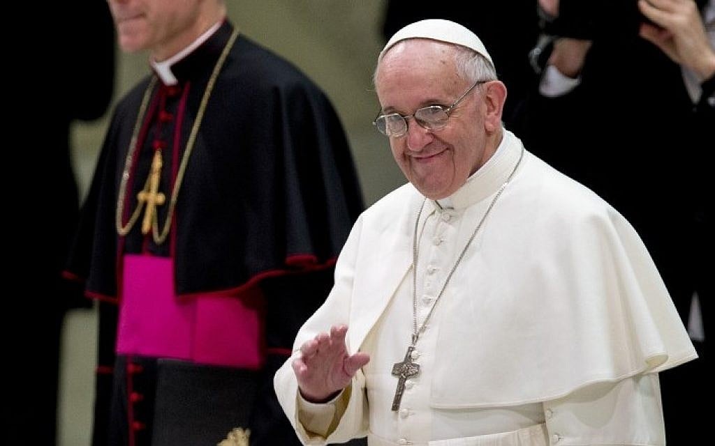 Pope Francis at the Vatican (photo credit: AP/Alessandra Tarantino) Pope Francis at the Vatican (photo credit: AP/Alessandra Tarantino)