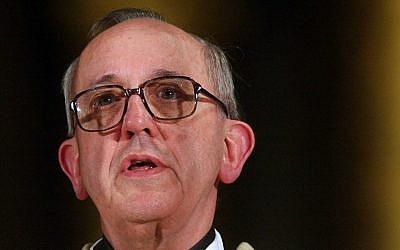 Pope Francis (photo credit: AP/Natacha Pisarenko/File)
