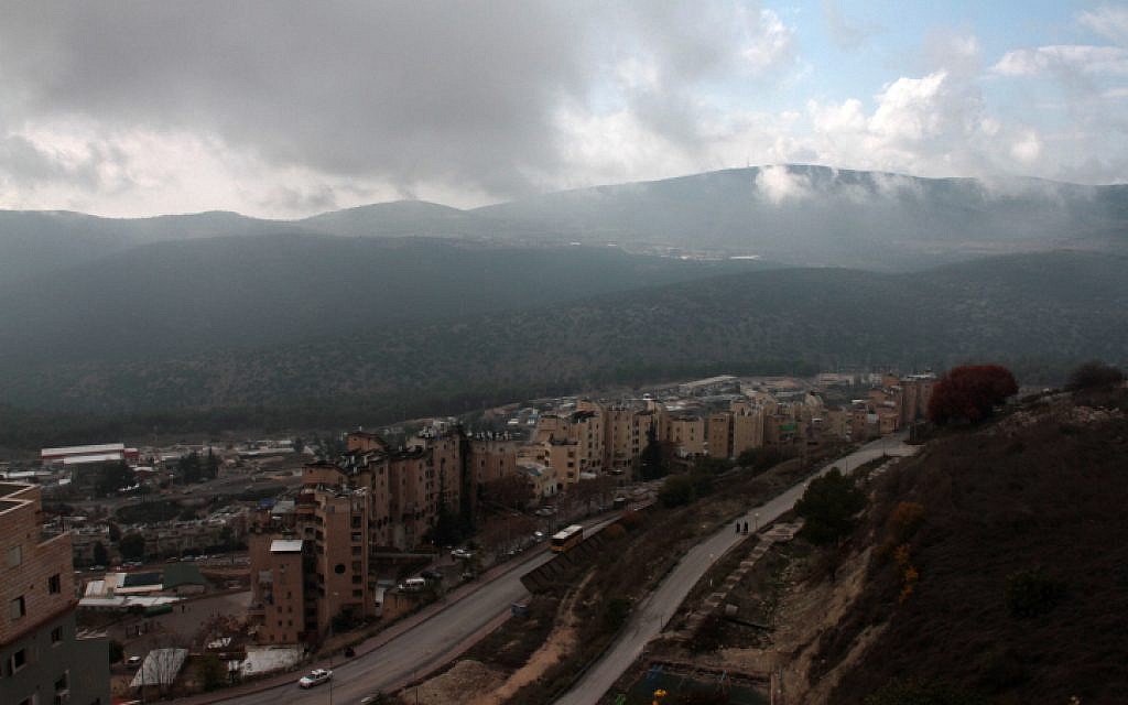A view of the northern city of Safed (Alana Perino/Flash90)