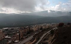 A view of the northern city of Safed (Alana Perino/Flash90)