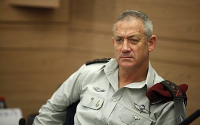 IDF Chief of Staff Lt.-Gen. Benny Gantz (photo credit: Flash90)