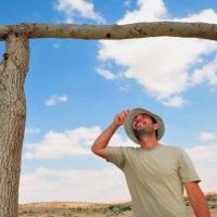 Golan Cohen, the Jerusalem transplant turned sand dune herb farmer (Courtesy Golan Cohen)