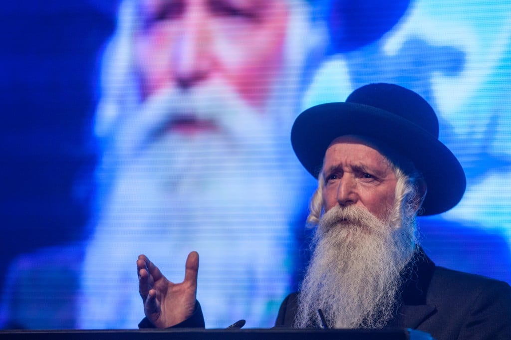 Rabbi Yitzchak Dovid Grossman, well-known for his philanthropic work, has been mentioned as a possible candidate  but has not confirmed he wants the job (Photo credit: Uri Lenz/FLASH90)