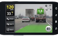iOnRoad screen on an iPhone (Photo credit: Courtesy)