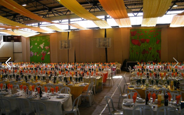 The tables are set for the seder at Kibbutz Na'an (Courtesy Raaya Ben-Avraham) The tables are set for the seder at Kibbutz Na'an (Courtesy Raaya Ben-Avraham)