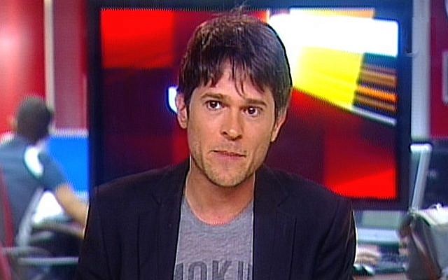Film director Yariv Horowitz (photo credit: screen capture, Channel 2)
