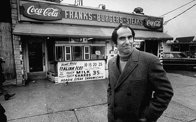 A younger Roth visits Newark, the hometown he immortalized in ways both good and bad in many of his novels. (Courtesy of Film Forum)