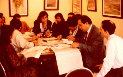 By the time this photo was taken in the '90s, Salom was being published mostly in Turkish. (Courtesy of Salom) By the time this photo was taken in the '90s, Salom was being published mostly in Turkish. (Courtesy of Salom)