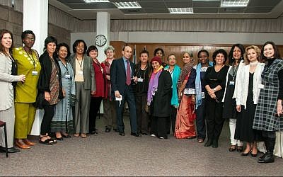 Participants of the American Jewish Joint Distribution Committee's (JDC) Second International Women's Leadership Workshop in Israel, 2013. (photo credit: Ofir Ben Natan, JDC Israel)