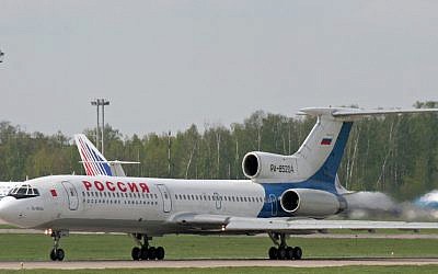 Planes at Domodedovo Airport in Moscow. (photo credit: CC BY  Andrey Belenko, Flickr)