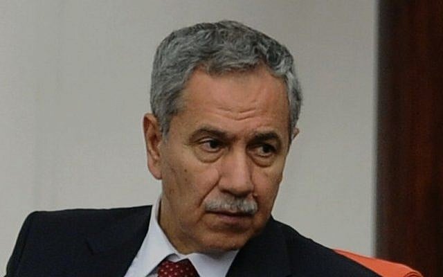 Turkish Deputy Prime Minister Bulent Arinc at Turkey's parliament in Ankara (photo credit: AP) Turkish Deputy Prime Minister Bulent Arinc at Turkey's parliament in Ankara (photo credit: AP)