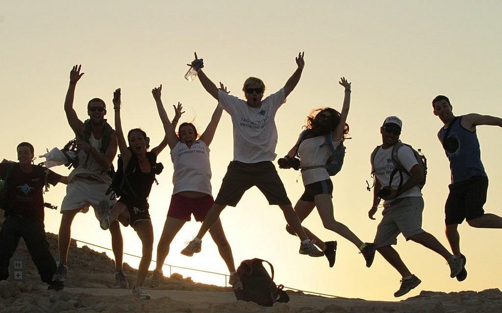 Birthright Israel participants at Masada, summer 2012 (photo credit: Courtesy Taglit-Birthright/JTA) Birthright Israel participants at Masada, summer 2012 (photo credit: Courtesy Taglit-Birthright/JTA)