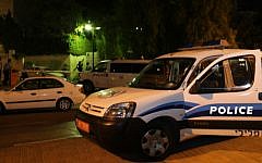 Illustrative photo of an Israeli police car (Kobi Gideon/Flash90)