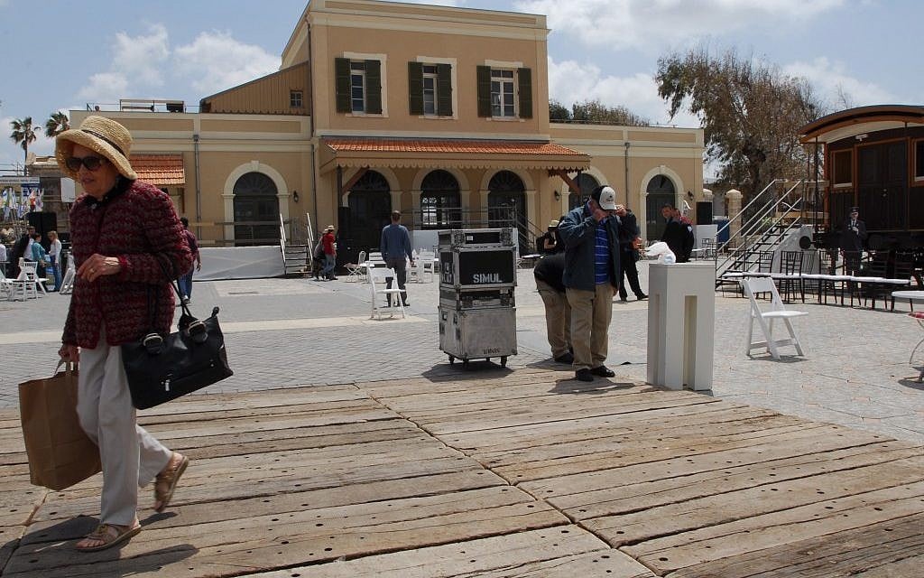 HaTachana train station in Tel Aviv, another Avi Mordoch project (photo credit: Gili Yaari/Flash 90)