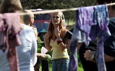 Supermodel Bar Refaeli posing for Fox fashion campaign in 2009. (photo credit: Yossi Zamir/Flash 90)
