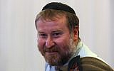 Avichai Mandelblit during his tenure as military advocate general. (Kobi Gideon/Flash90)