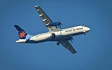 Israir Airlines airplane (photo: Moshe Shai / Flash 90)