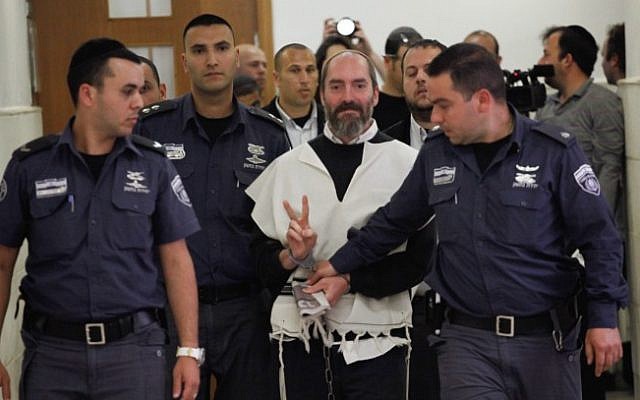 Jack Tytell in Jerusalem District Court in April (photo credit: Flash90)