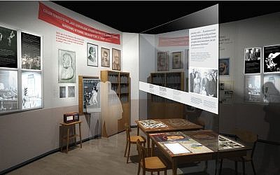An artist's rendering of the interactive exhibit set to open in 2014 at the Museum of the History of Polish Jews. (photo credit: courtesy) An artist's rendering of the interactive exhibit set to open in 2014 at the Museum of the History of Polish Jews. (photo credit: courtesy)