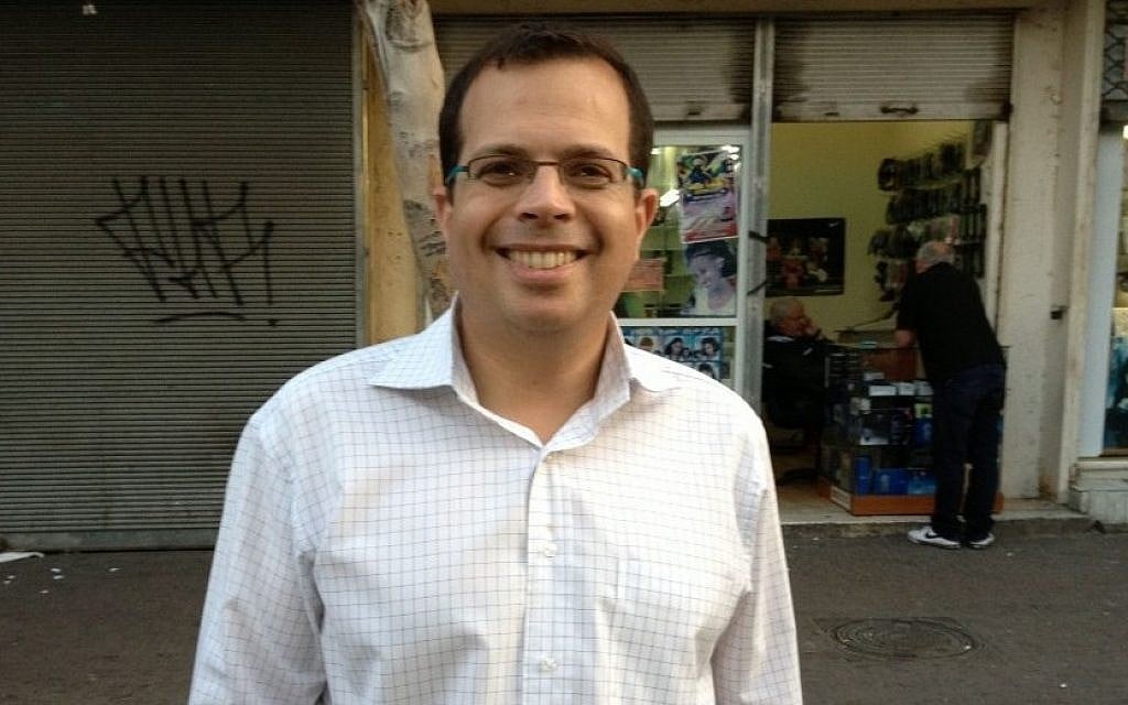 Liad Shoham, attorney and thriller writer, hanging around Tel Aviv's Shuchnat HaTivka (photo credit: Jessica Steinberg/Times of Israel) Liad Shoham, attorney and thriller writer, hanging around Tel Aviv's Shuchnat HaTivka (photo credit: Jessica Steinberg/Times of Israel)