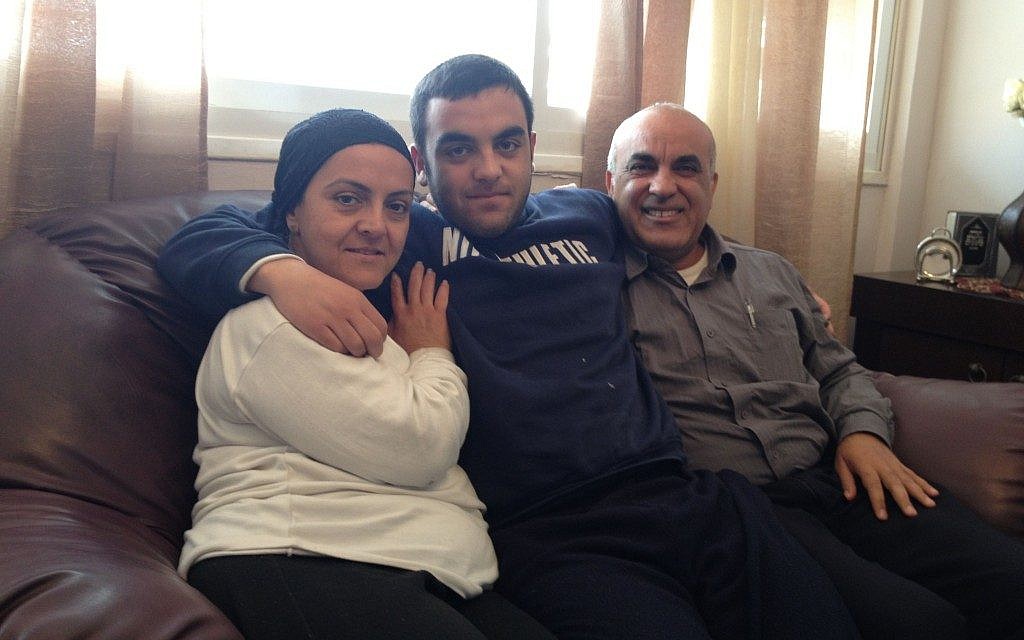 Shula, Elior and Aharon Babian at home in Beit Shemesh (photo credit: Jessica Steinberg/Times of Israel) Shula, Elior and Aharon Babian at home in Beit Shemesh (photo credit: Jessica Steinberg/Times of Israel)