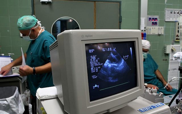 Medical devices in use in an Israeli hospital. (Nati Shohat/Flash90)