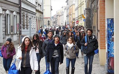 Illustrative: Krakow's Jewish Quarter, where thousands of Jews once lived. (Courtesy)