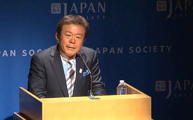 Governor of Tokyo Naoki-Inose, April 2013. (screen capture: Youtube/JapanSocietyNYC) Governor of Tokyo Naoki-Inose, April 2013. (screen capture: Youtube/JapanSocietyNYC)