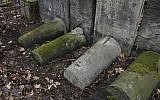 Illustrative photo of graves in Jewish graveyard in Poland (Illustrative photo credit: AP Photo/Czarek Sokolowski)