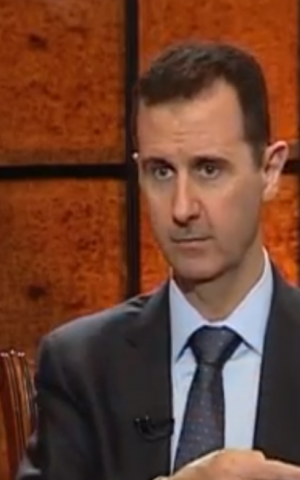 Syrian President Bashar Assad speaks to Turkish TV station Ulusal Kanal on April 2, 2013. (photo credit: image capture from YouTube video uploaded by SyrianPresidency)