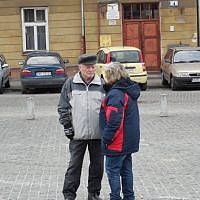 Survivors spoke to participants at the ghetto (photo: courtesy)