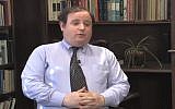 Leading rabbi and Emory University law professor Michael Broyde. (photo credit: Emory University/YouTube)