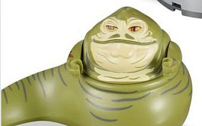 Jabba the gluttonous gangster resembles a stereotypical 'Oriental,' according to some Turkish Muslims. (photo credit: Lego)